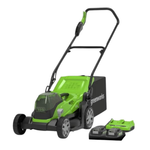 24V+24V Lawn Mower 36cm - 2x 2Ah Battery