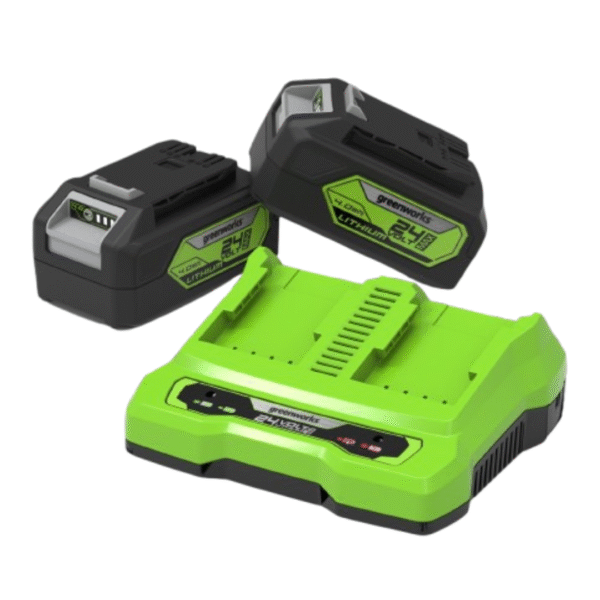 24V Starter Kit 2x 4Ah Batteries + Dual Charger