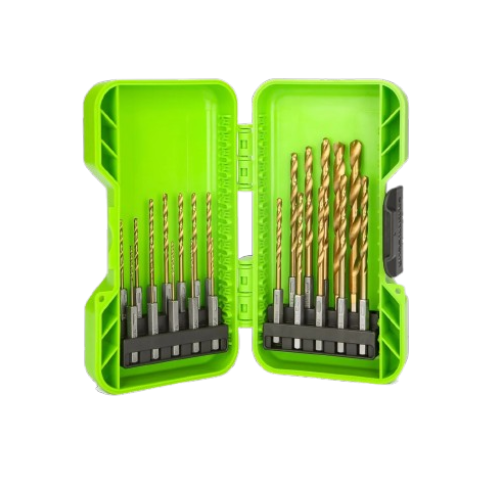 Drill Bit Set 22 pcs - Titanium coated