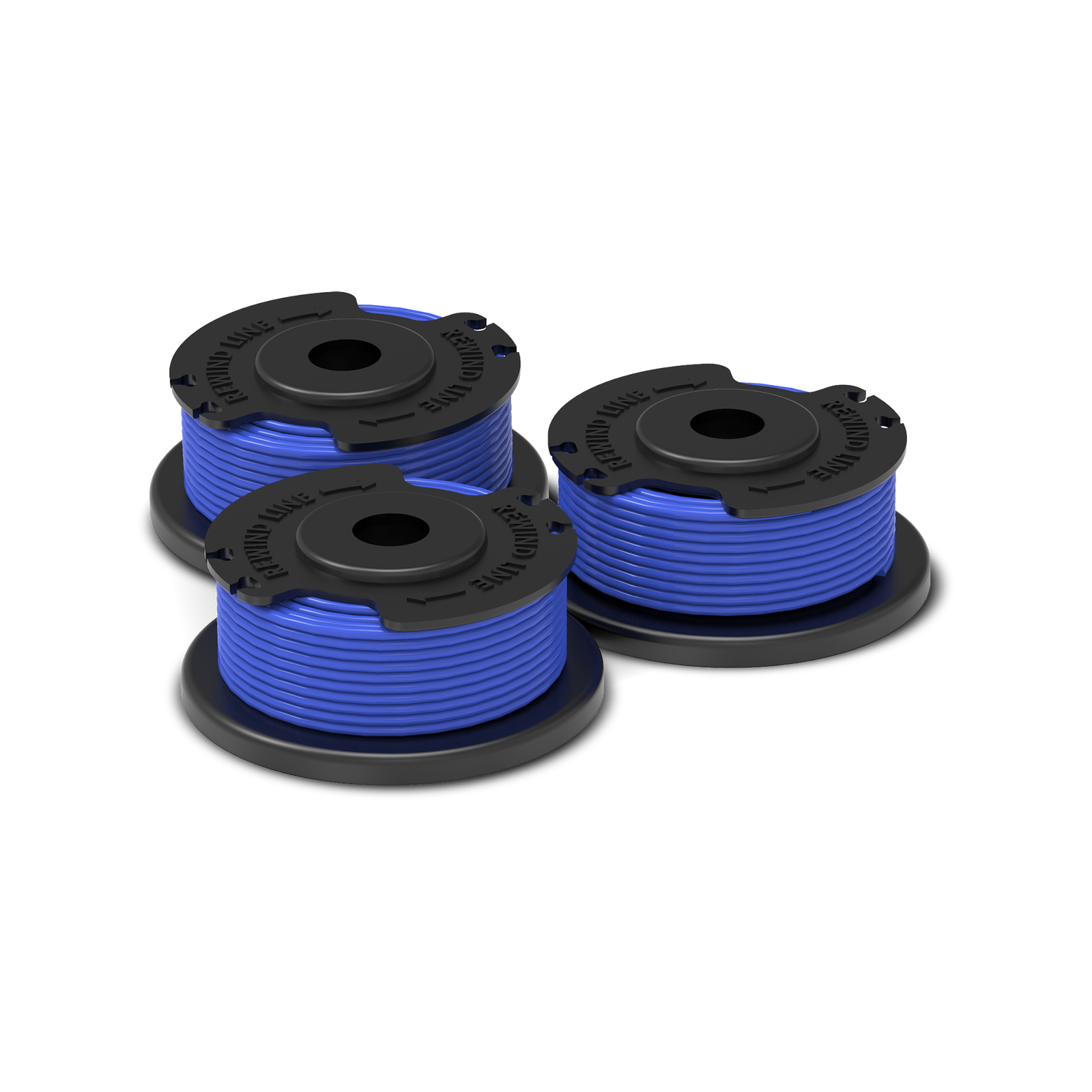 Einzelfadenspule für Rasentrimmer 1,65 mm (3 Stück) 4,8 m